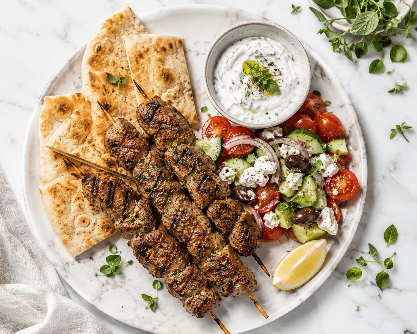 Achilles Lamb Souvlaki at Achilles De Greeks